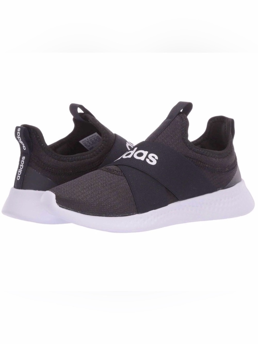Adidas Puremotion Adapt Slip-On Running Shoes Core Black Size 7